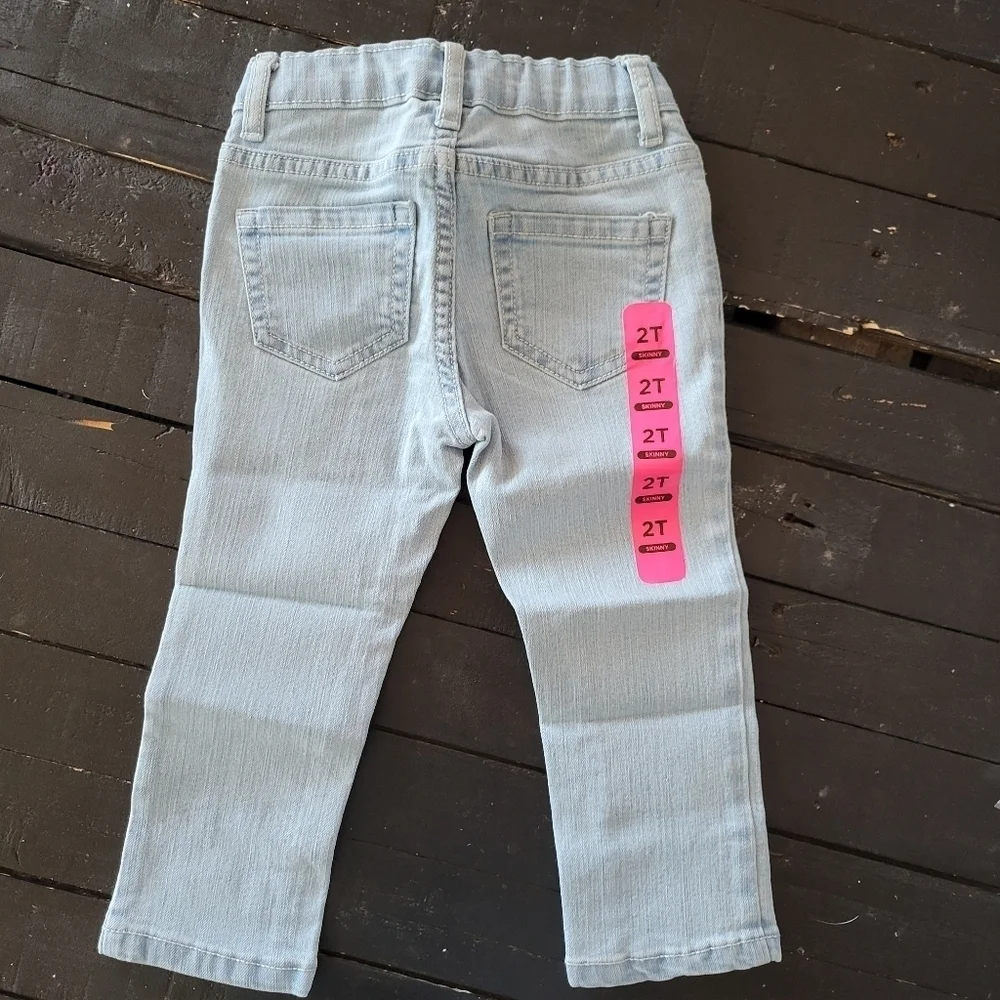 The Children's Place NWT Light Wash Skinny Jeans Denim Toddler Girl 2T